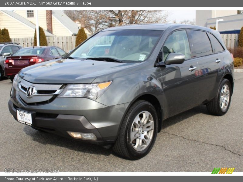 Nimbus Gray Metallic / Taupe 2007 Acura MDX