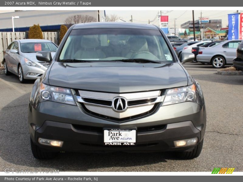 Nimbus Gray Metallic / Taupe 2007 Acura MDX