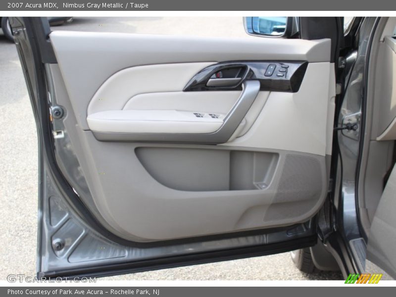 Nimbus Gray Metallic / Taupe 2007 Acura MDX