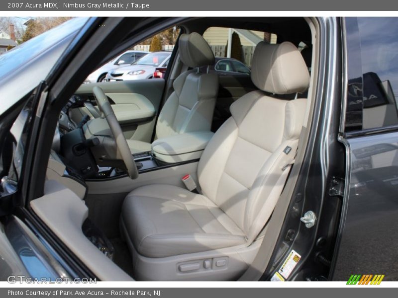 Nimbus Gray Metallic / Taupe 2007 Acura MDX