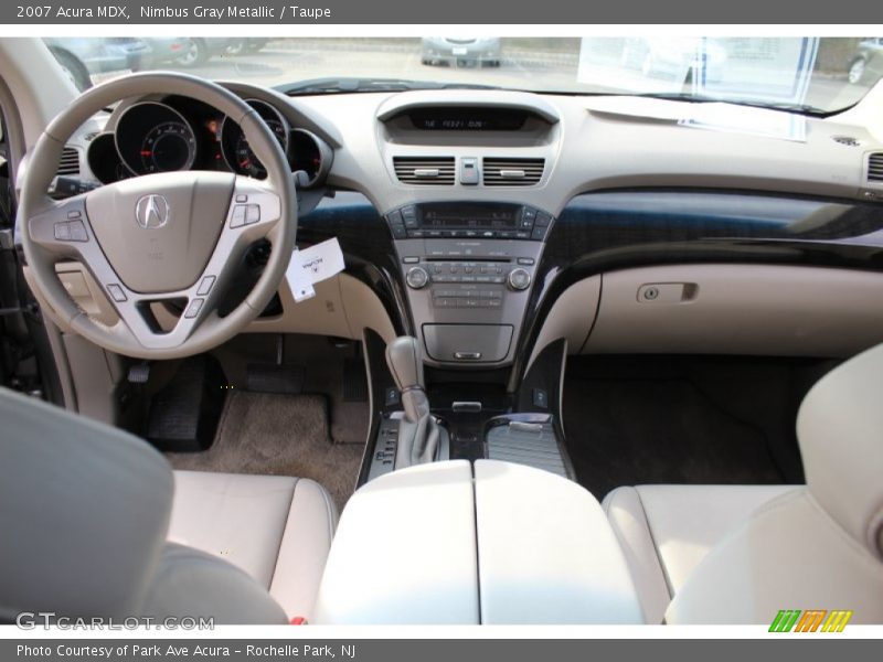 Nimbus Gray Metallic / Taupe 2007 Acura MDX