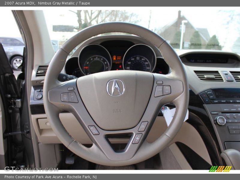 Nimbus Gray Metallic / Taupe 2007 Acura MDX