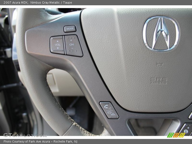Nimbus Gray Metallic / Taupe 2007 Acura MDX