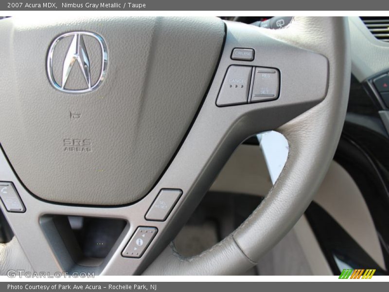 Nimbus Gray Metallic / Taupe 2007 Acura MDX