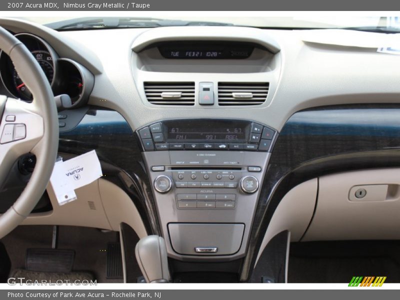 Nimbus Gray Metallic / Taupe 2007 Acura MDX