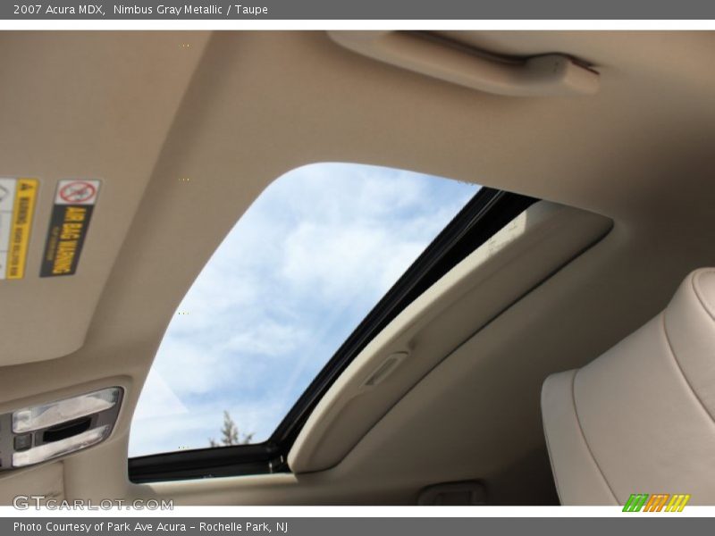 Nimbus Gray Metallic / Taupe 2007 Acura MDX