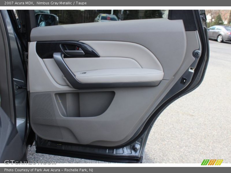 Nimbus Gray Metallic / Taupe 2007 Acura MDX