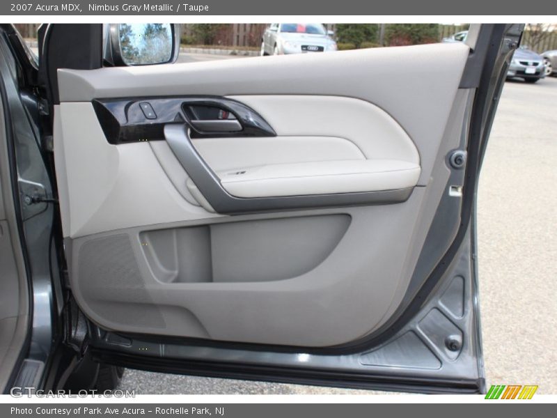 Nimbus Gray Metallic / Taupe 2007 Acura MDX