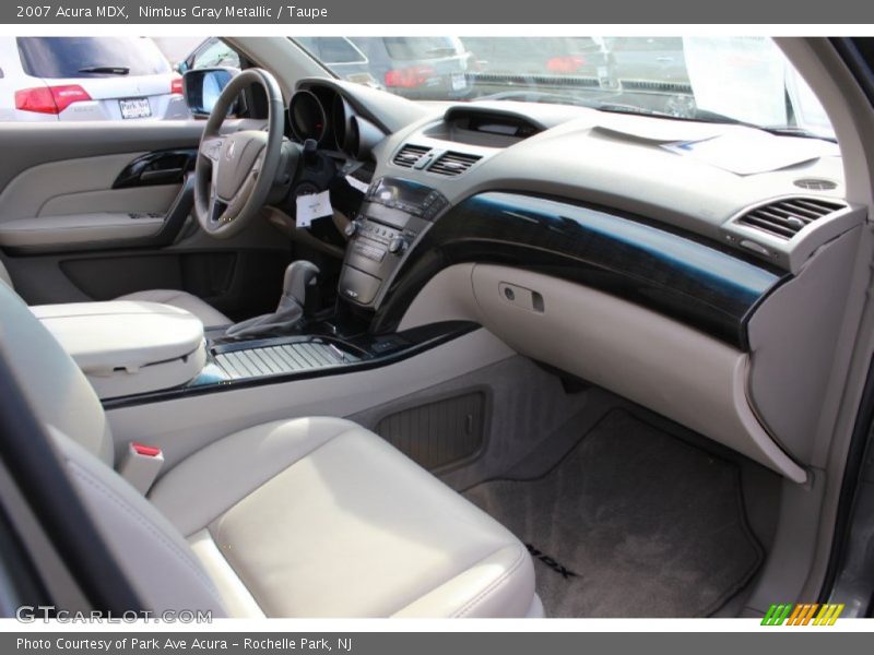 Nimbus Gray Metallic / Taupe 2007 Acura MDX