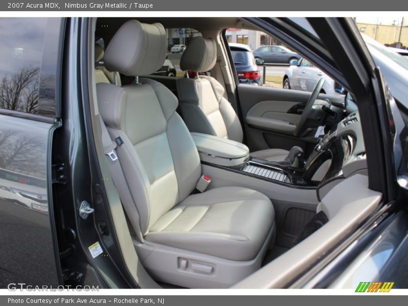 Nimbus Gray Metallic / Taupe 2007 Acura MDX