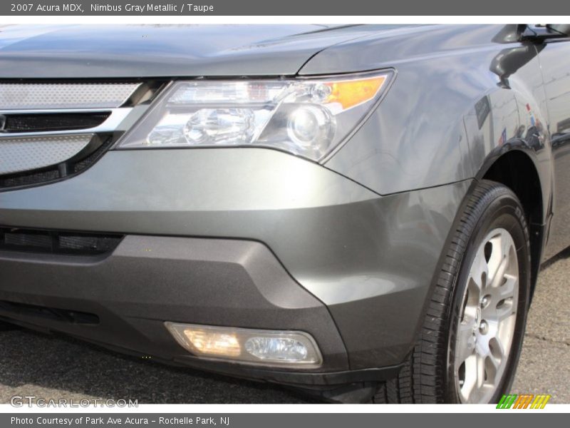 Nimbus Gray Metallic / Taupe 2007 Acura MDX