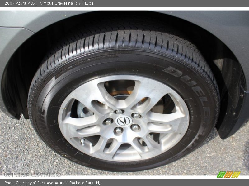 Nimbus Gray Metallic / Taupe 2007 Acura MDX