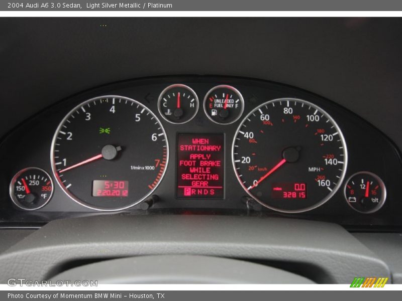 2004 A6 3.0 Sedan 3.0 Sedan Gauges