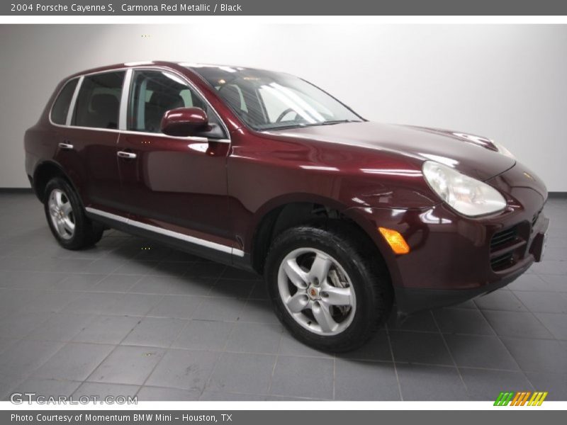 Carmona Red Metallic / Black 2004 Porsche Cayenne S