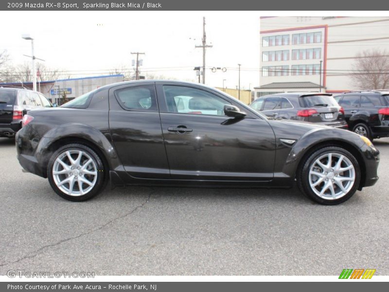 Sparkling Black Mica / Black 2009 Mazda RX-8 Sport