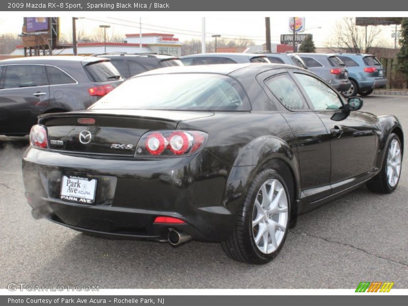 Sparkling Black Mica / Black 2009 Mazda RX-8 Sport