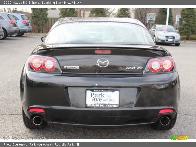 Sparkling Black Mica / Black 2009 Mazda RX-8 Sport