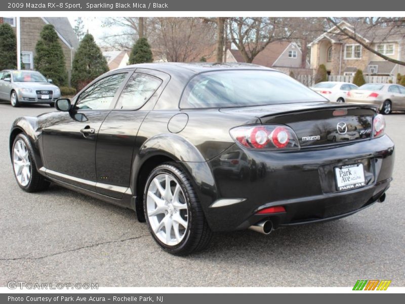 Sparkling Black Mica / Black 2009 Mazda RX-8 Sport