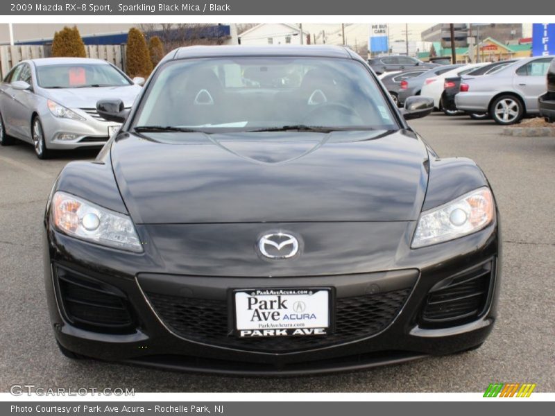 Sparkling Black Mica / Black 2009 Mazda RX-8 Sport