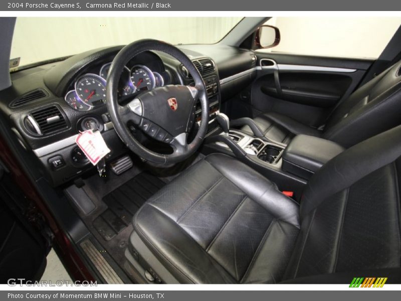 Carmona Red Metallic / Black 2004 Porsche Cayenne S
