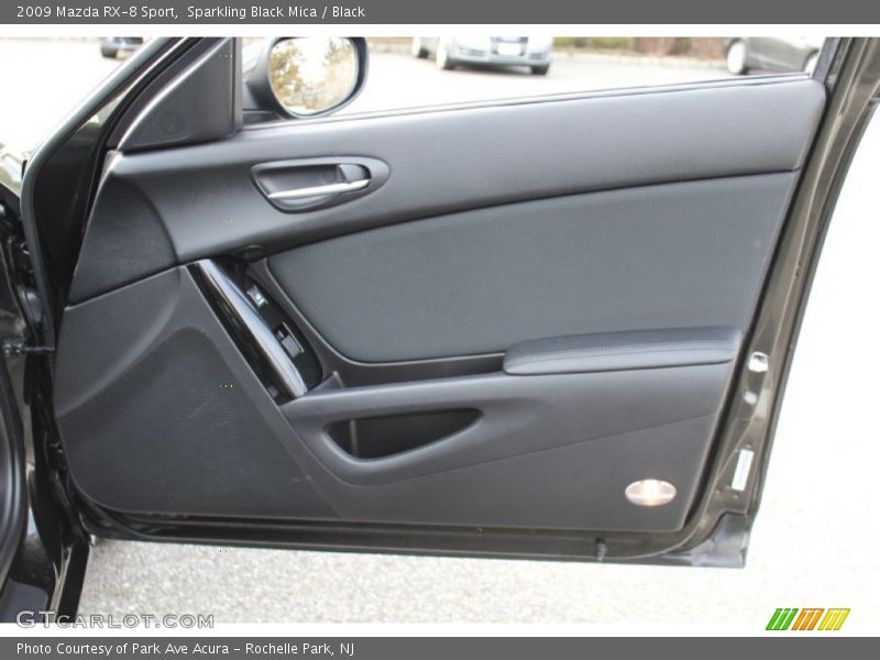 Sparkling Black Mica / Black 2009 Mazda RX-8 Sport