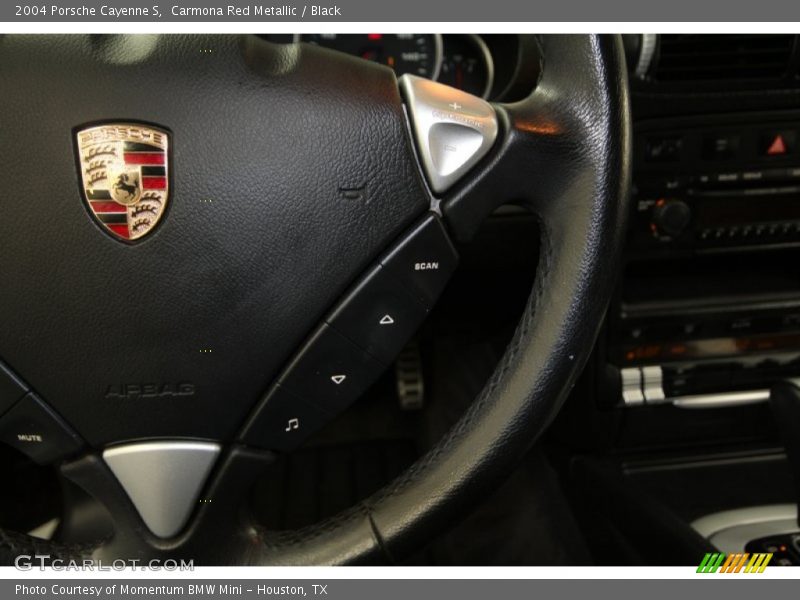 Carmona Red Metallic / Black 2004 Porsche Cayenne S
