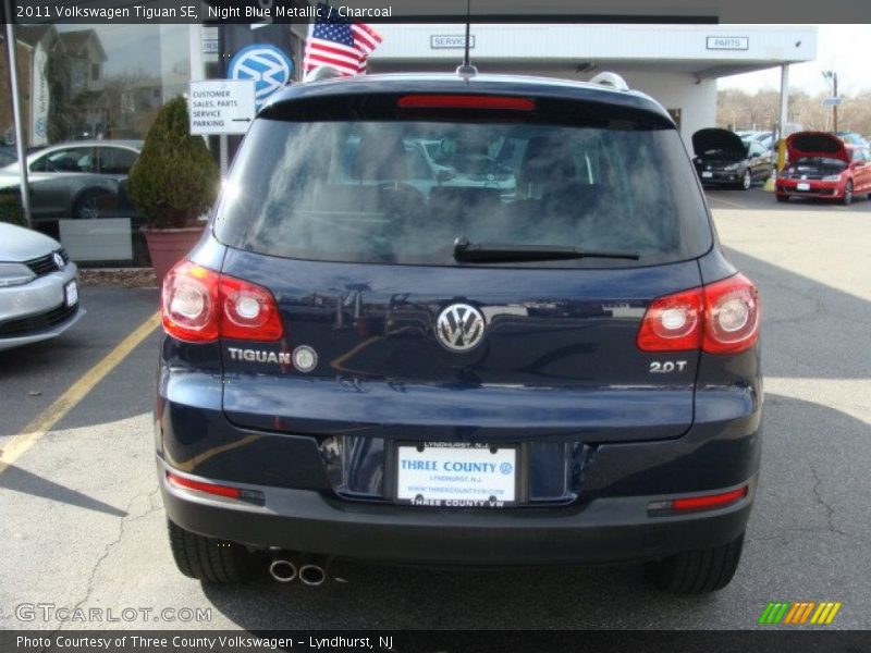 Night Blue Metallic / Charcoal 2011 Volkswagen Tiguan SE