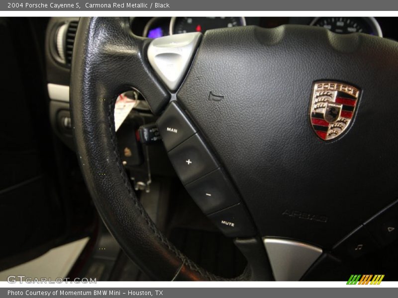 Carmona Red Metallic / Black 2004 Porsche Cayenne S