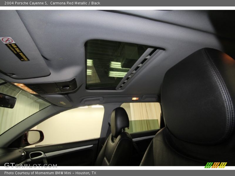 Carmona Red Metallic / Black 2004 Porsche Cayenne S