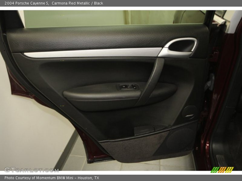 Carmona Red Metallic / Black 2004 Porsche Cayenne S
