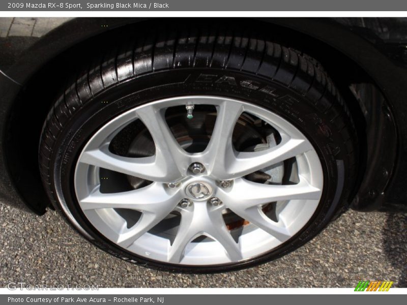 Sparkling Black Mica / Black 2009 Mazda RX-8 Sport