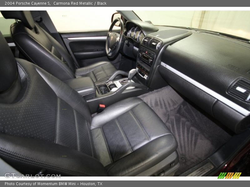 Carmona Red Metallic / Black 2004 Porsche Cayenne S