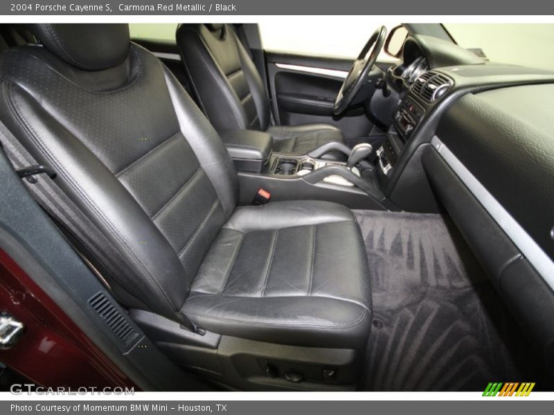 Carmona Red Metallic / Black 2004 Porsche Cayenne S