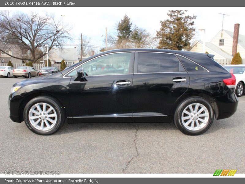 Black / Gray 2010 Toyota Venza AWD