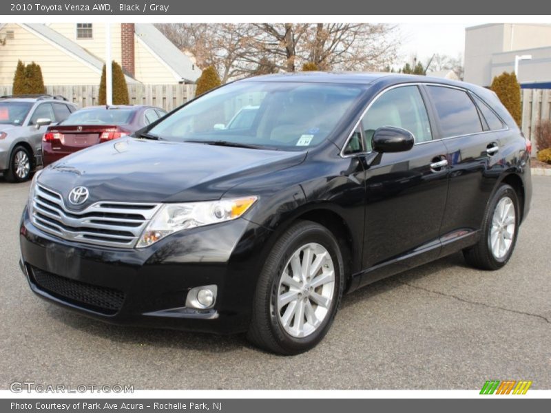Black / Gray 2010 Toyota Venza AWD