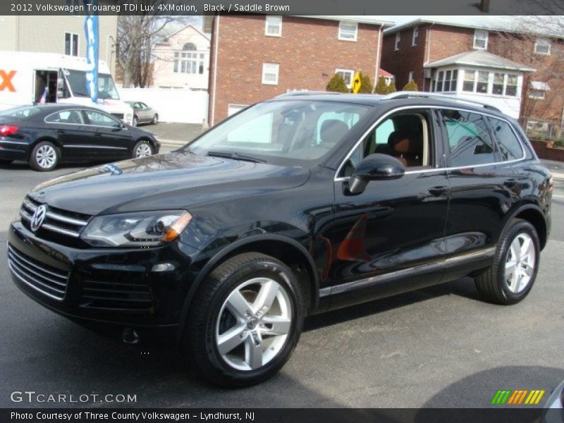Black / Saddle Brown 2012 Volkswagen Touareg TDI Lux 4XMotion