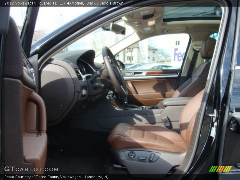 Black / Saddle Brown 2012 Volkswagen Touareg TDI Lux 4XMotion