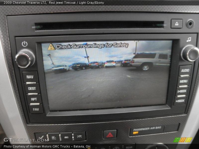 Red Jewel Tintcoat / Light Gray/Ebony 2009 Chevrolet Traverse LTZ