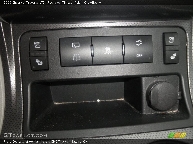 Red Jewel Tintcoat / Light Gray/Ebony 2009 Chevrolet Traverse LTZ