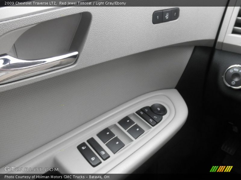Red Jewel Tintcoat / Light Gray/Ebony 2009 Chevrolet Traverse LTZ