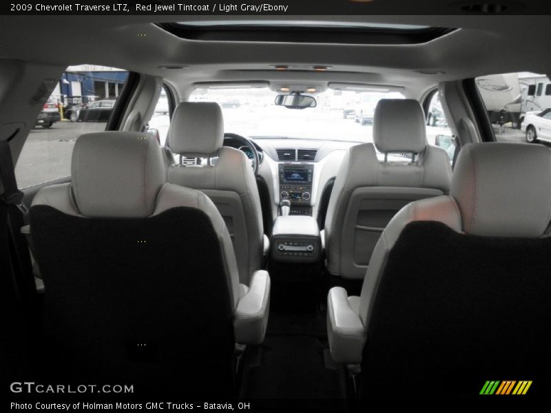 Red Jewel Tintcoat / Light Gray/Ebony 2009 Chevrolet Traverse LTZ