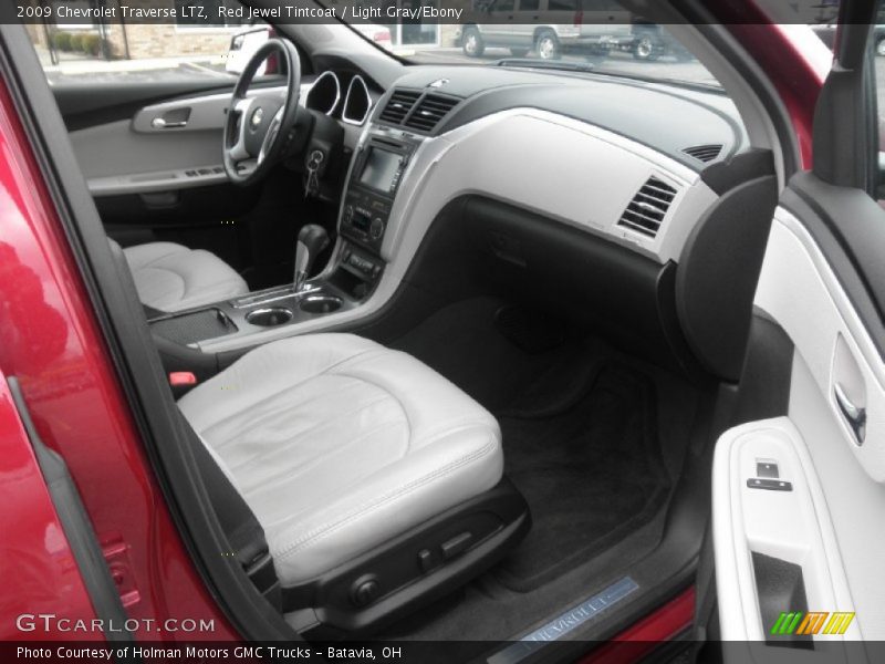 Red Jewel Tintcoat / Light Gray/Ebony 2009 Chevrolet Traverse LTZ