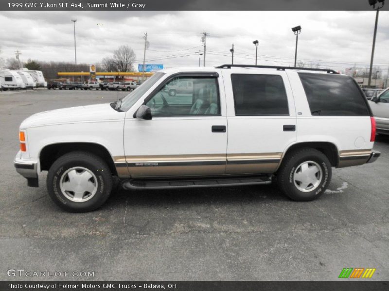 Summit White / Gray 1999 GMC Yukon SLT 4x4