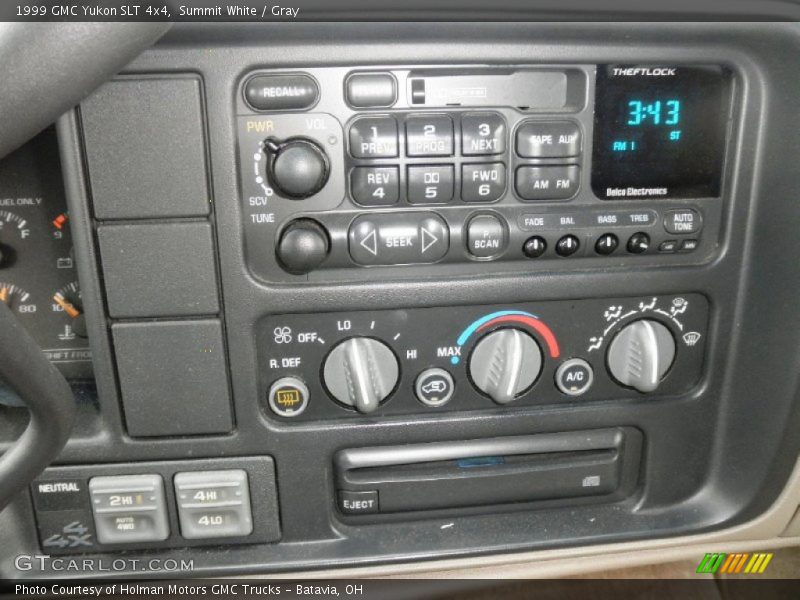 Summit White / Gray 1999 GMC Yukon SLT 4x4