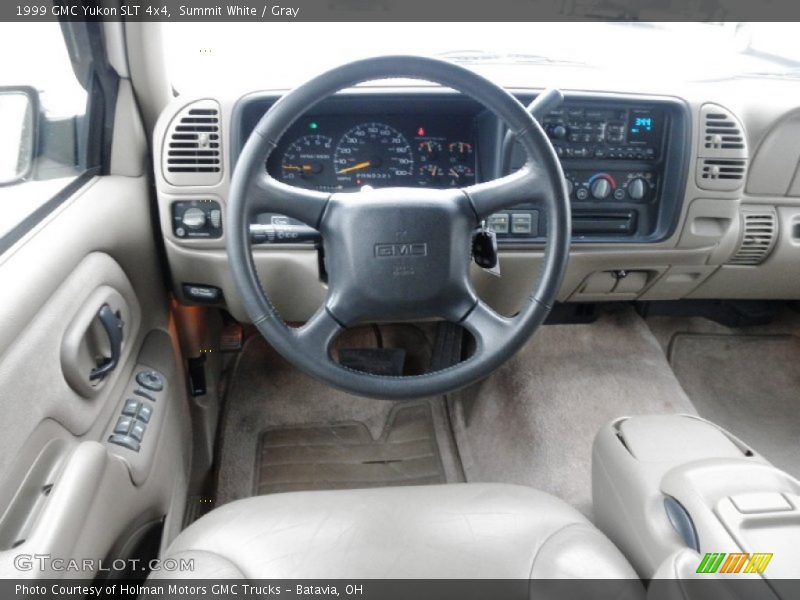 Summit White / Gray 1999 GMC Yukon SLT 4x4