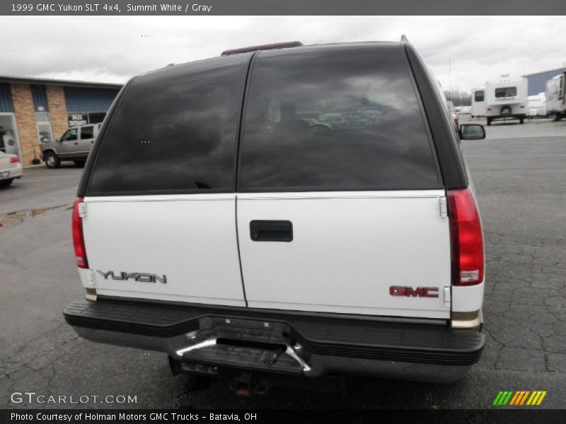 Summit White / Gray 1999 GMC Yukon SLT 4x4