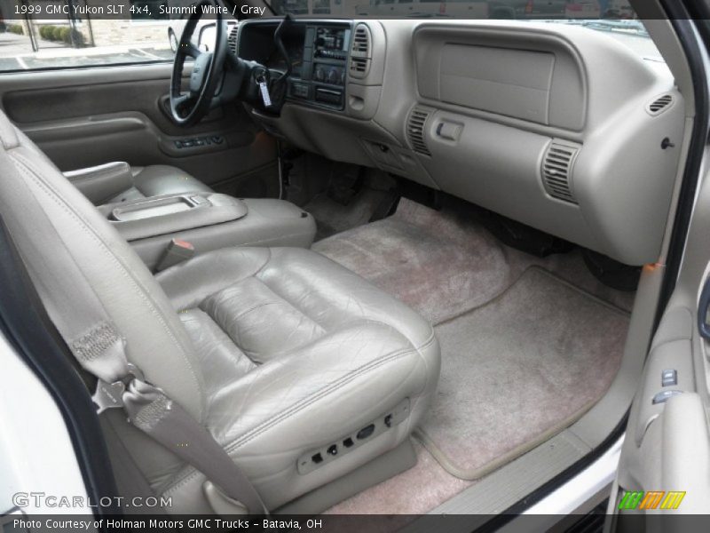 Summit White / Gray 1999 GMC Yukon SLT 4x4