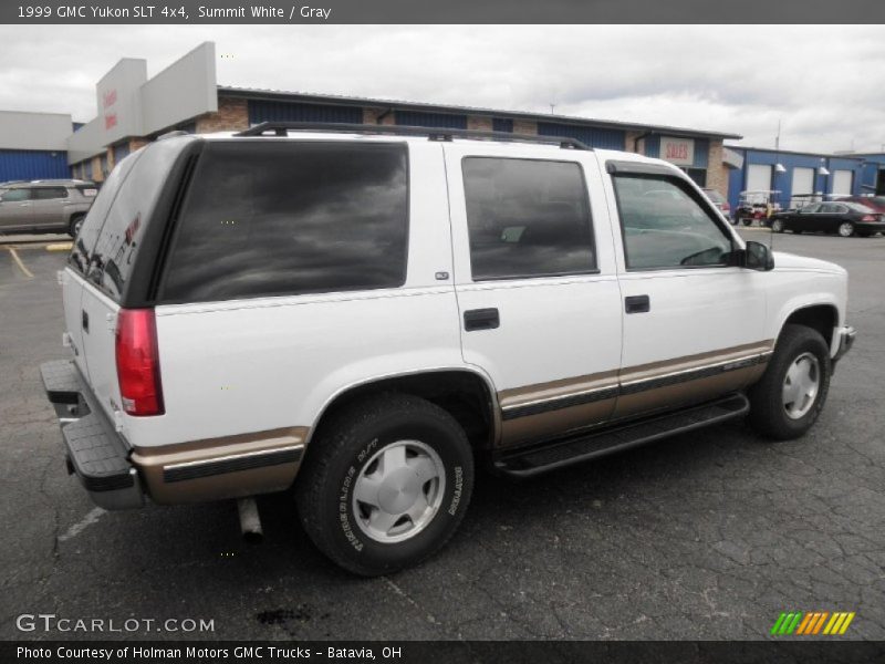 Summit White / Gray 1999 GMC Yukon SLT 4x4