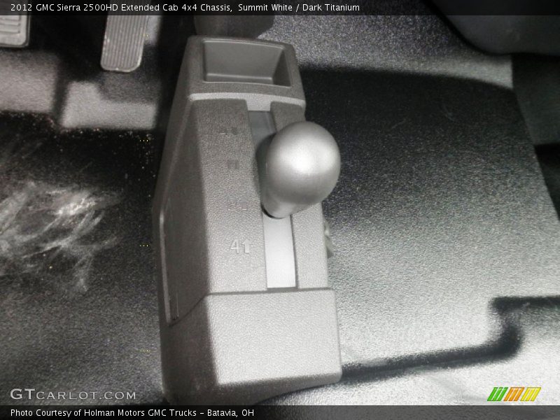 Summit White / Dark Titanium 2012 GMC Sierra 2500HD Extended Cab 4x4 Chassis
