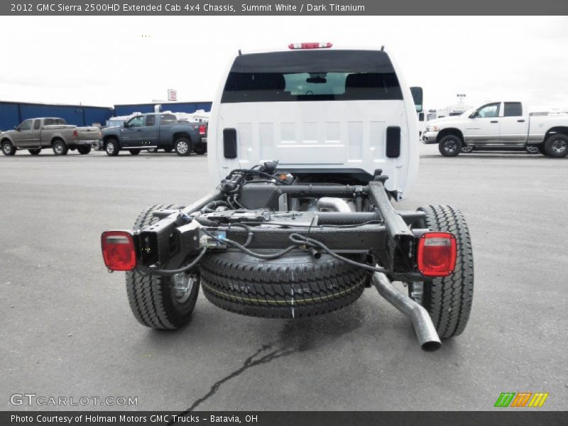 Summit White / Dark Titanium 2012 GMC Sierra 2500HD Extended Cab 4x4 Chassis